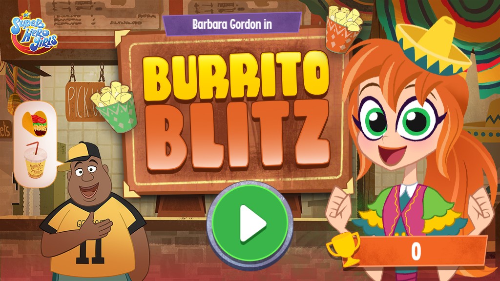 Burrito-Blitz - Play DC Super Hero Girls Cooking: World of Legends