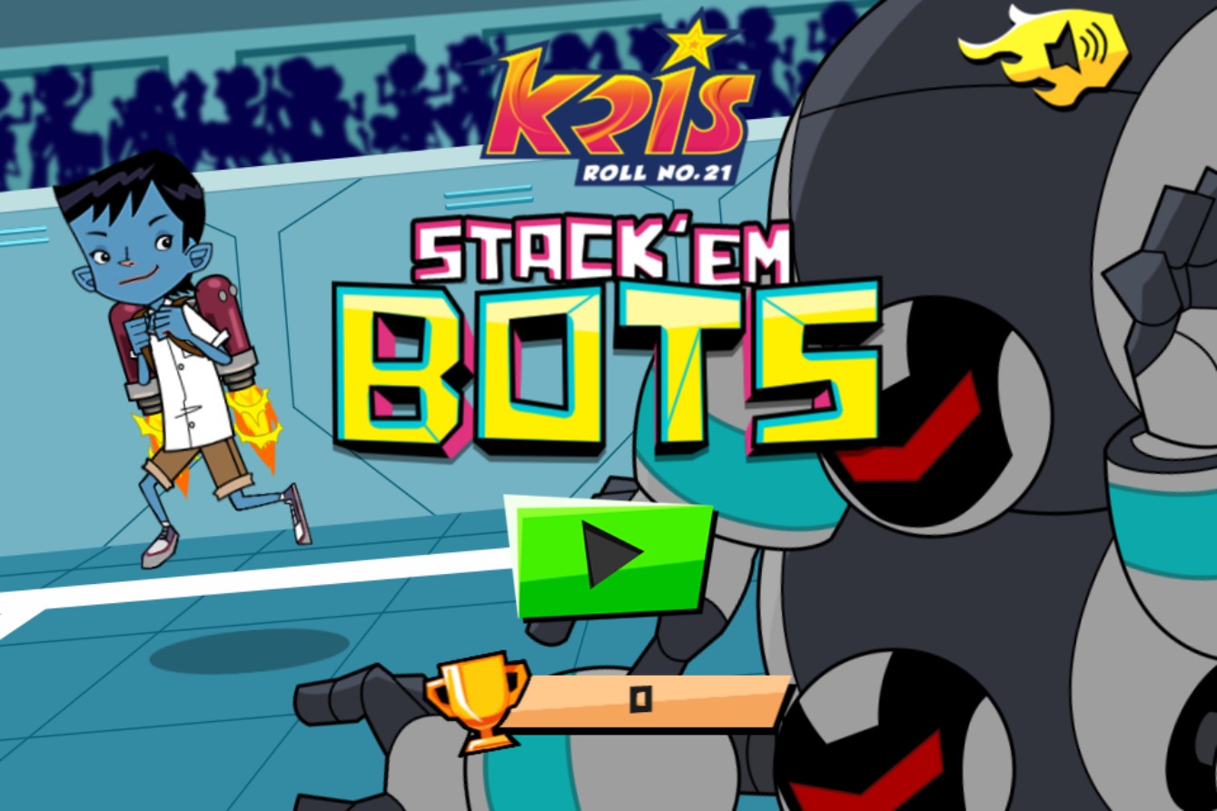 Kris Roll No. 21 Stack Em Bots - Action Arcade: The Ultimate Hero Saga