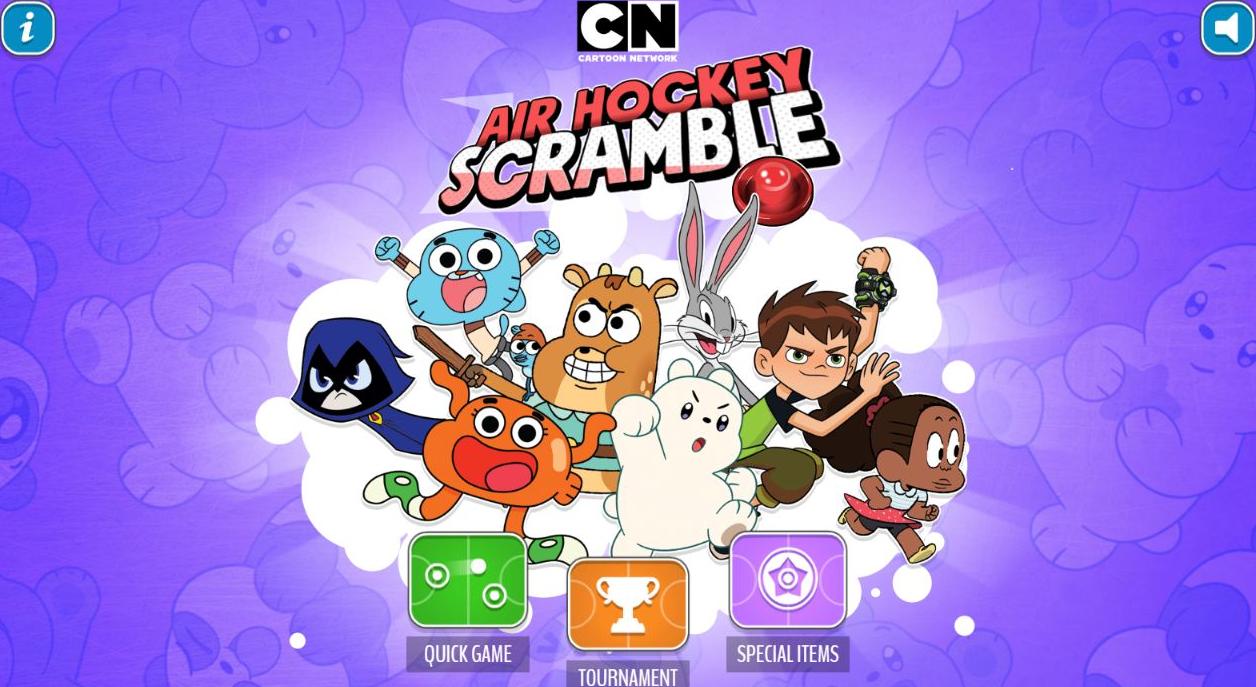 Cartoon Network Air Hockey Scramble: The Secret Saga