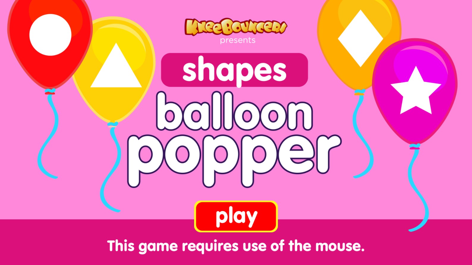 Shapes Balloon Popper - Educational Kids Balloon: Rising Stars Adventure