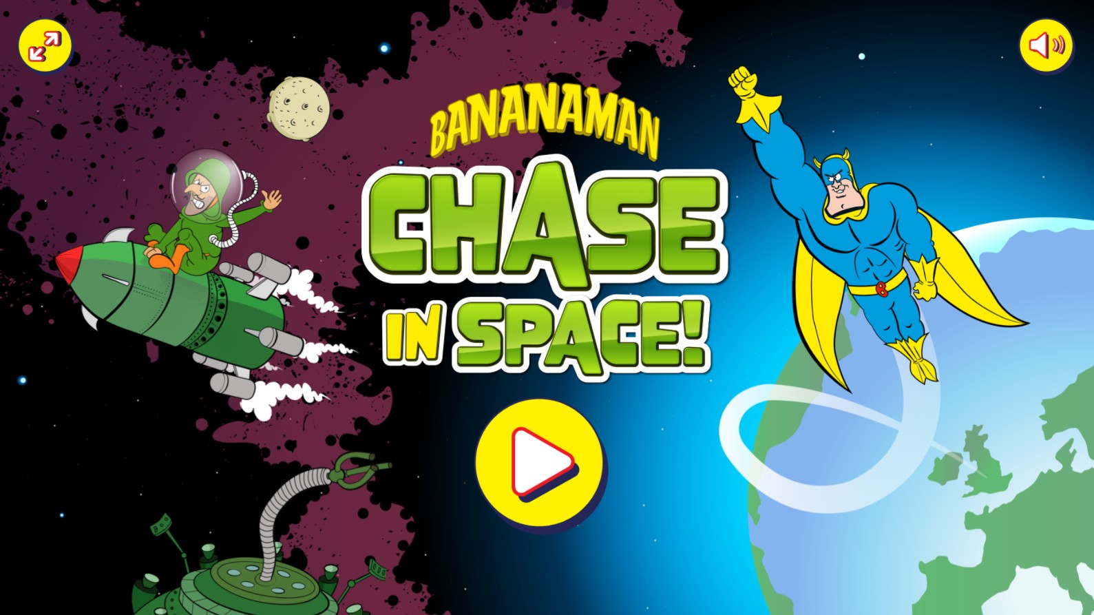 Bananaman Space Chase HTML5 Adventure: Mythic Play Quest