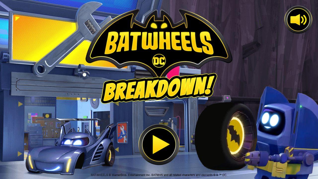 Batwheels Breakdown - Play Free Online DC Superheroes Repair: Legacy of the Champions