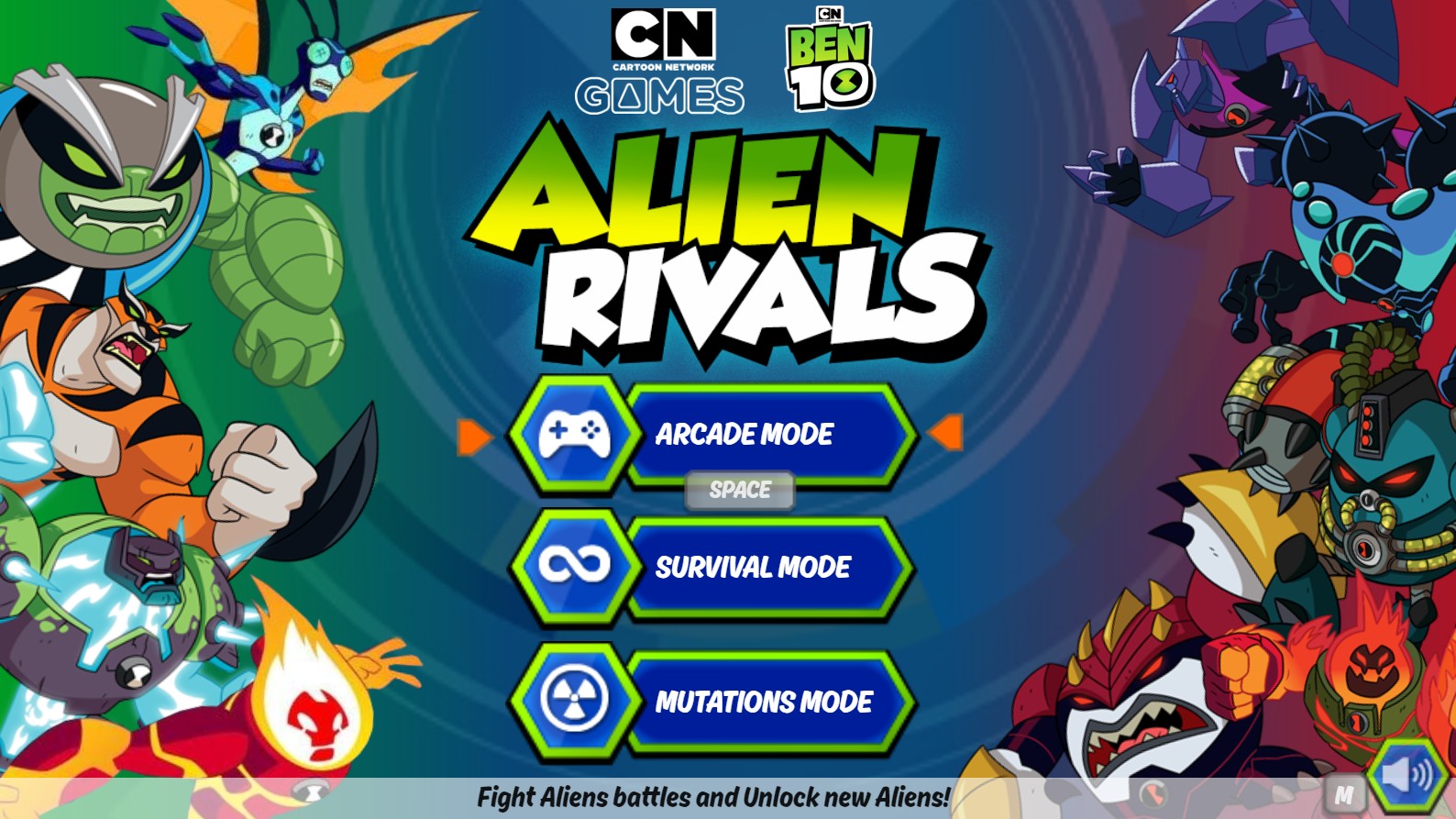 Ben 10 Alien Rivals V2 - Play Free Cartoon Network Action: Rising Stars Adventure