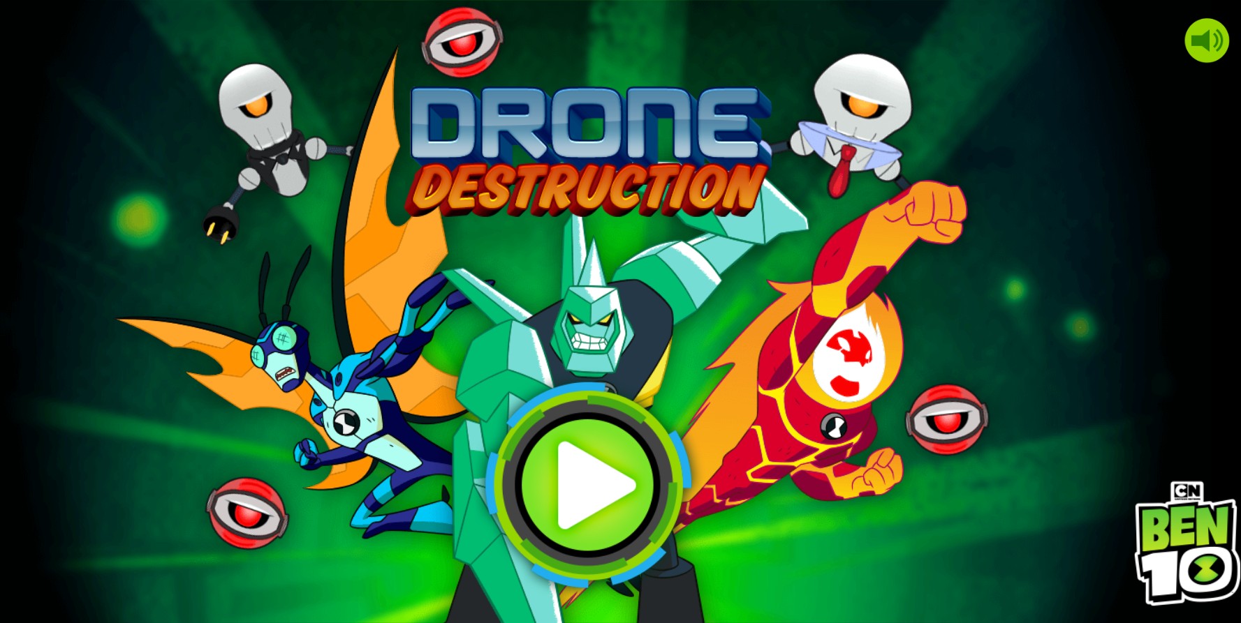 Ben 10 Drone Destruction - Action Packed: Super Charged Edition