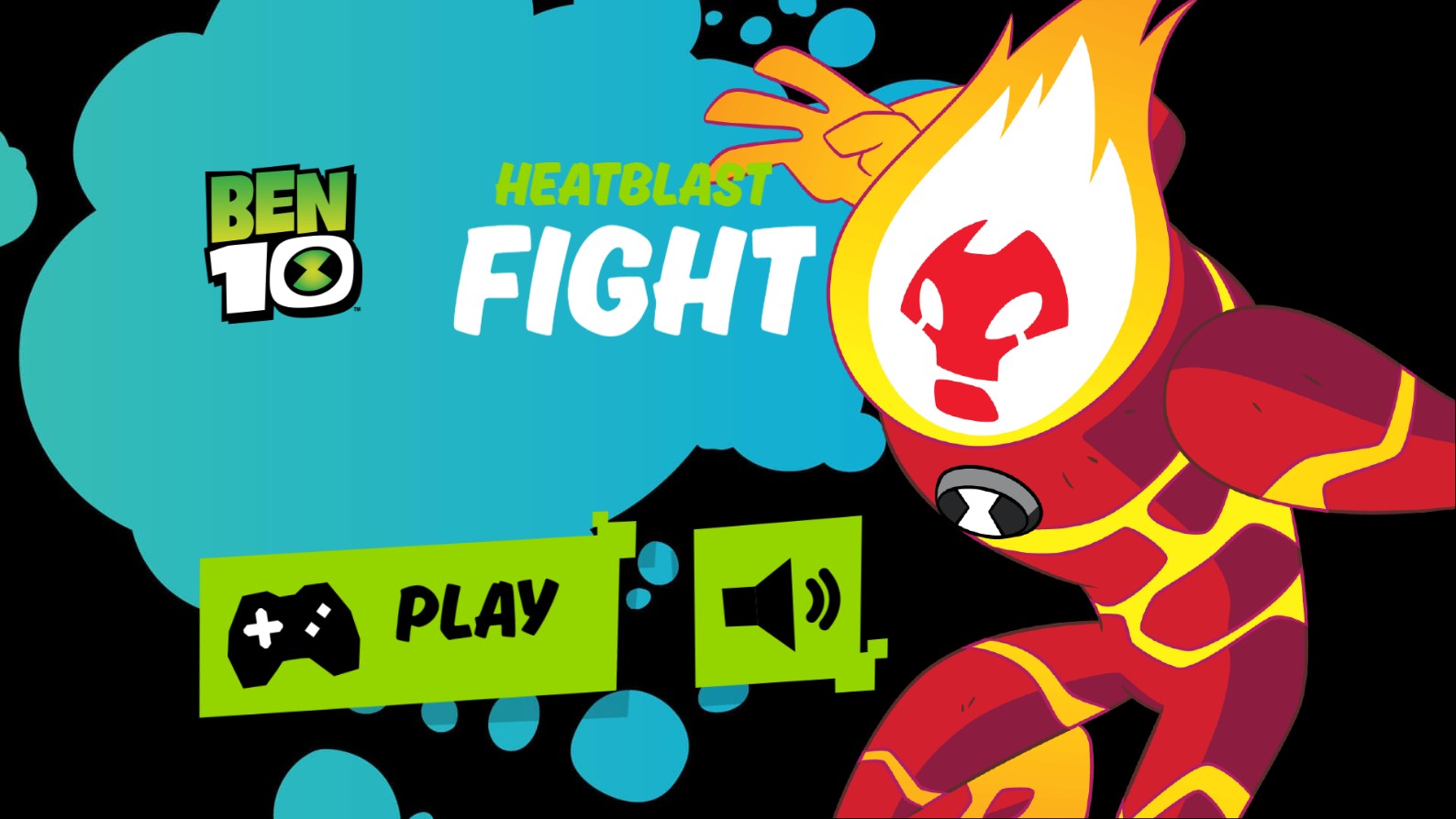 Ben 10 Heatblast Fight - Play: Evolution & Discovery