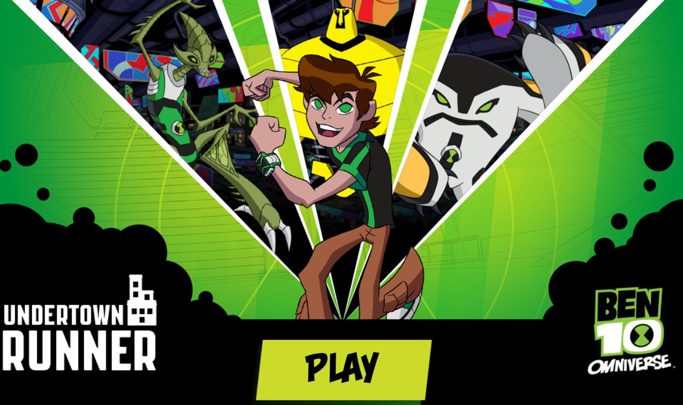 Ben 10 Undertown Runner - Play Cartoon Network: Evolution & Discovery