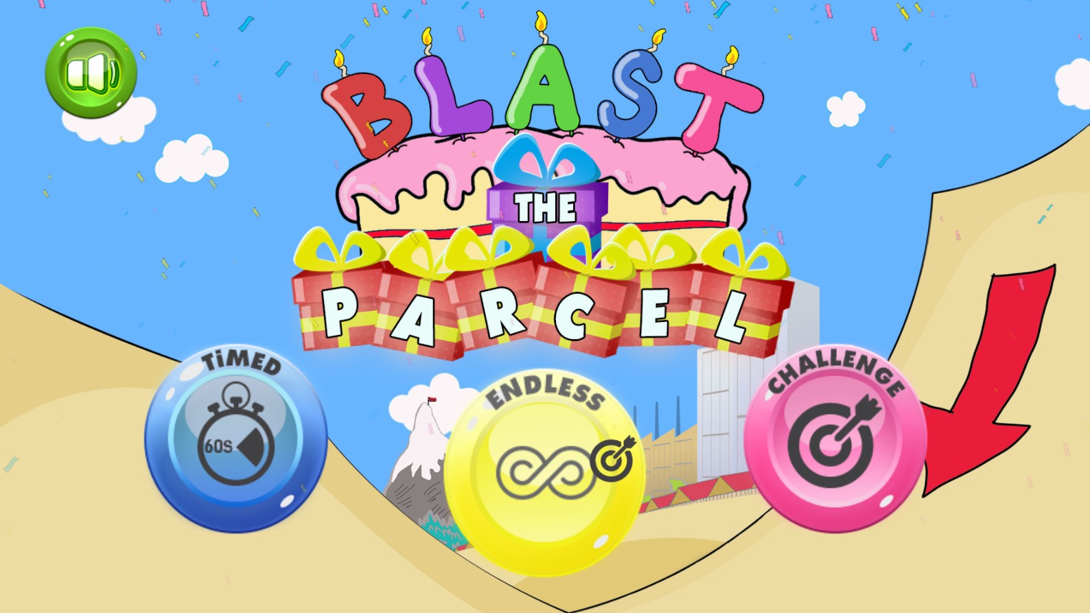 Blast the Parcel - Online Arcade Party: Mythic Play Quest
