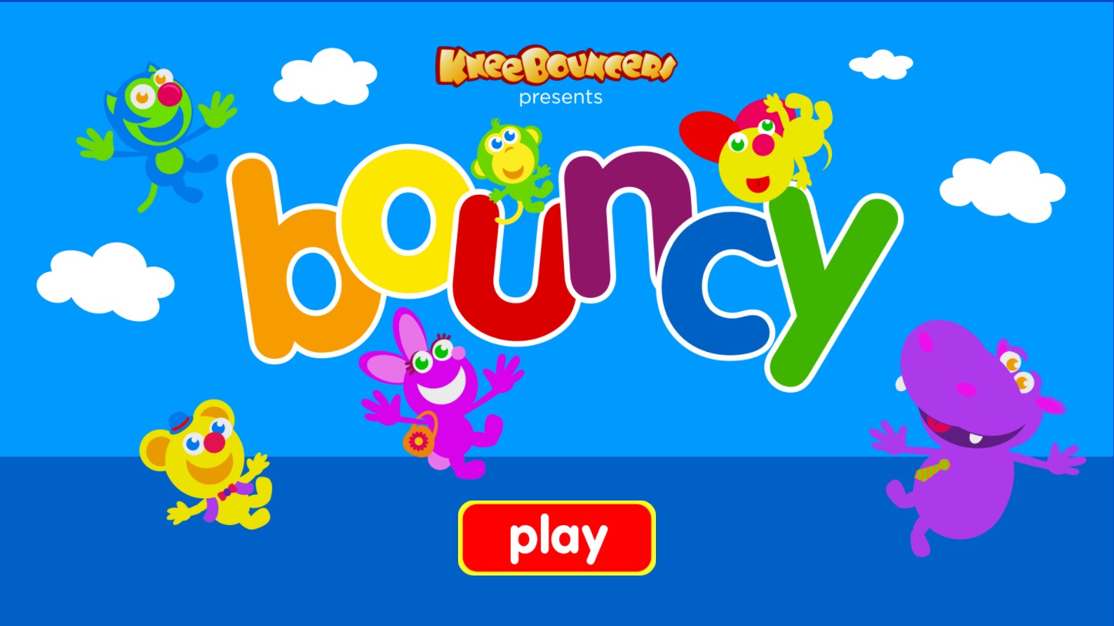 KneeBouncers Bouncy - Fun Interactive Browser Game for Preschoolers: Epic Quest Adventure