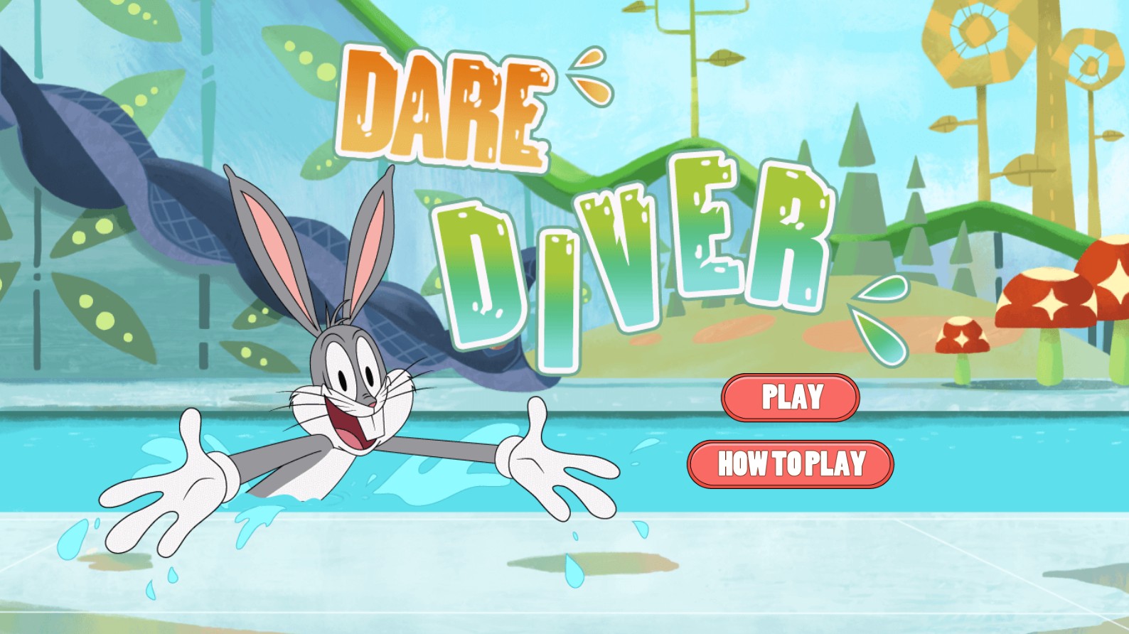 Bugs Bunny Dare Diver - Play Free Looney Tunes: Pixel Perfect Edition