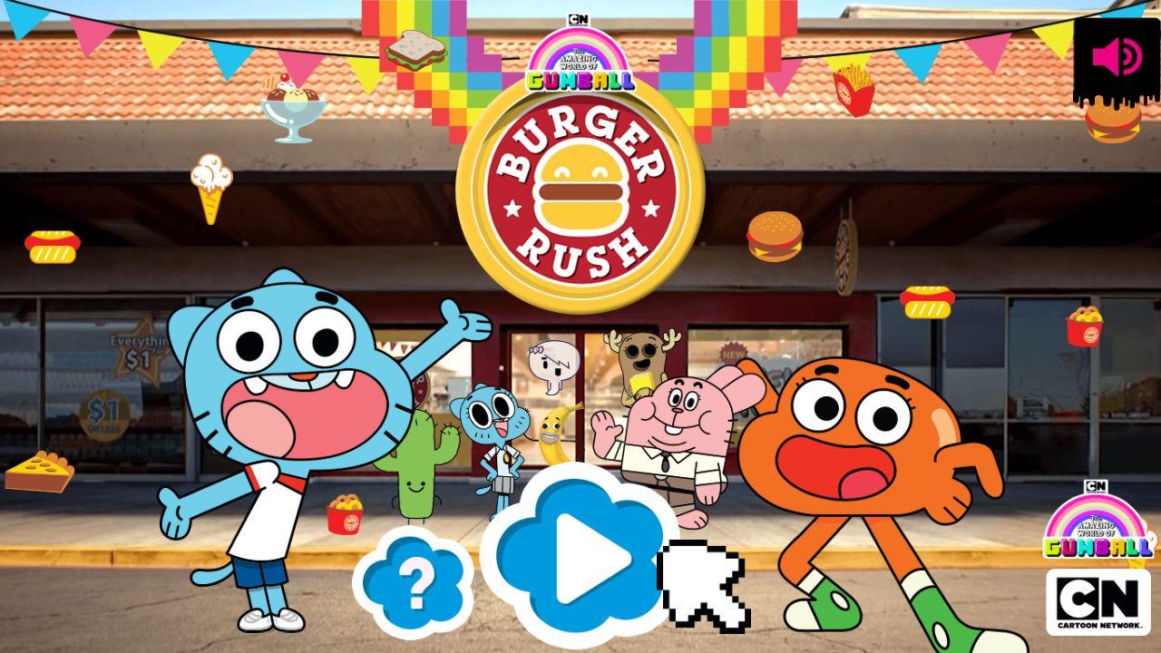 Burger Rush The Amazing World of Gumball: The Master Challenge