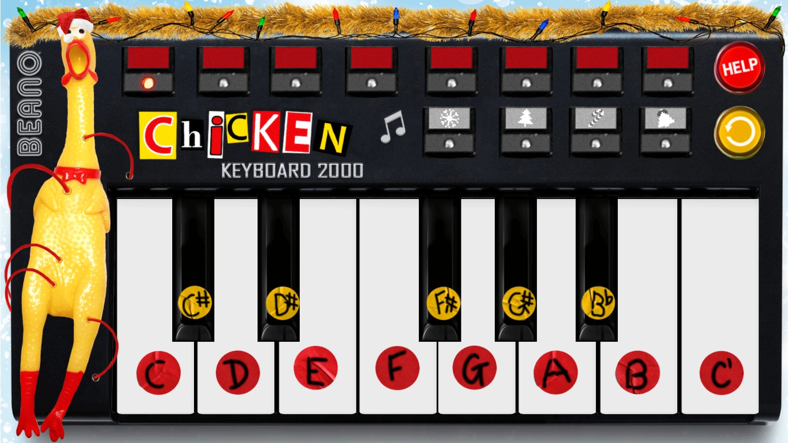 Chicken Piano Keyboard 2000 Online Music: Epic Quest Adventure