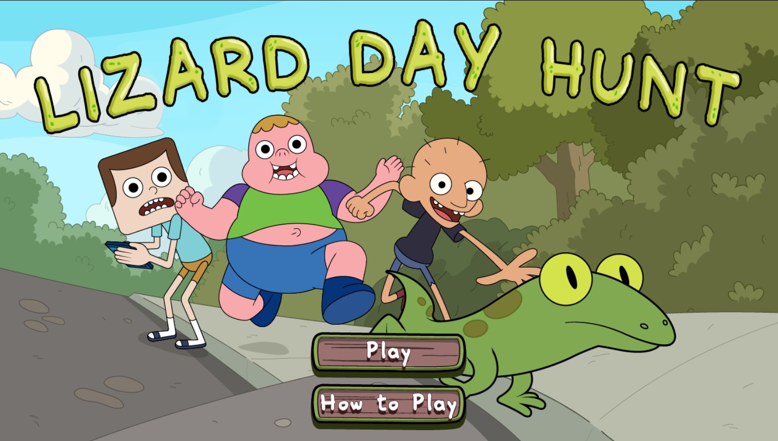 Clarence Lizard Day Hunt - Play Cartoon Network Adventure: Rising Stars Adventure