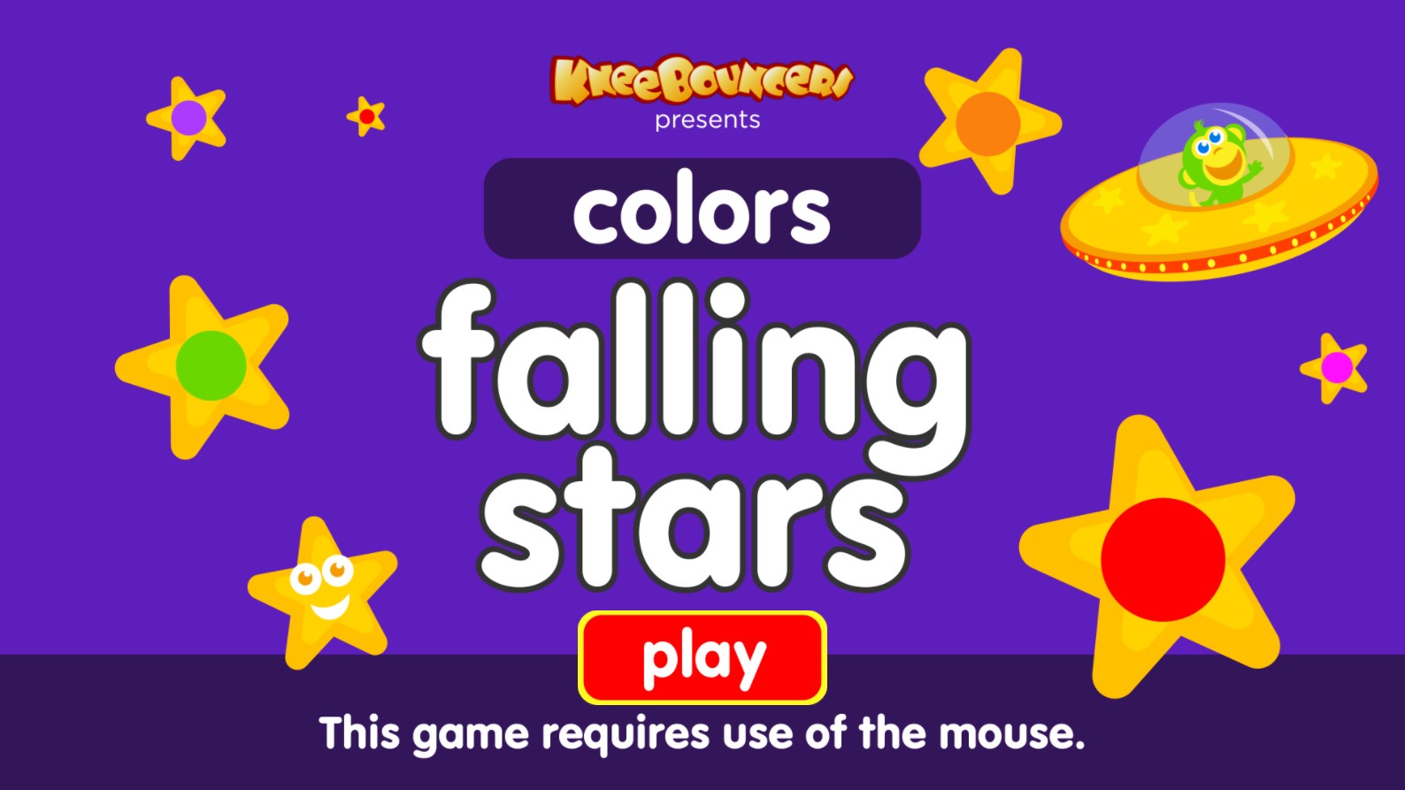 Falling Star Colors - KneeBouncers Educational: Mythic Play Quest