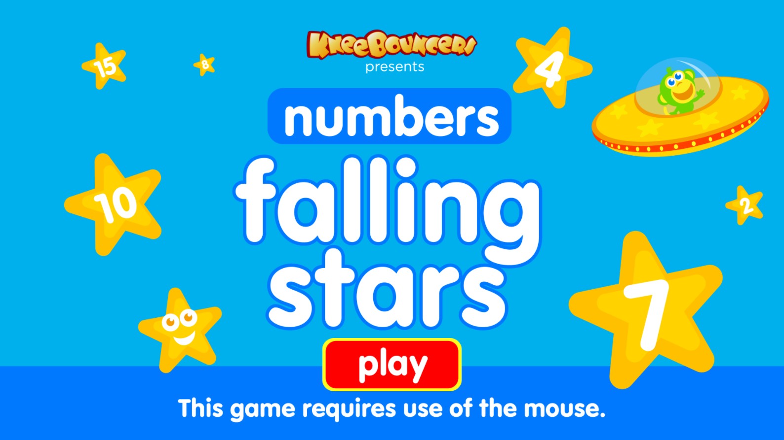 Falling Stars Numbers - Educational Kids Math: Origins & Adventures