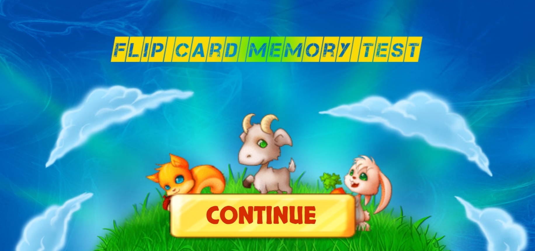 Flip Card Memory Test - Cute Animal Brain Trainer: The Secret Saga