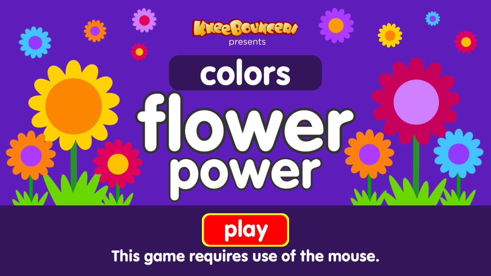 Flower Power Colors - KneeBouncers Educational: The Ultimate Hero Saga