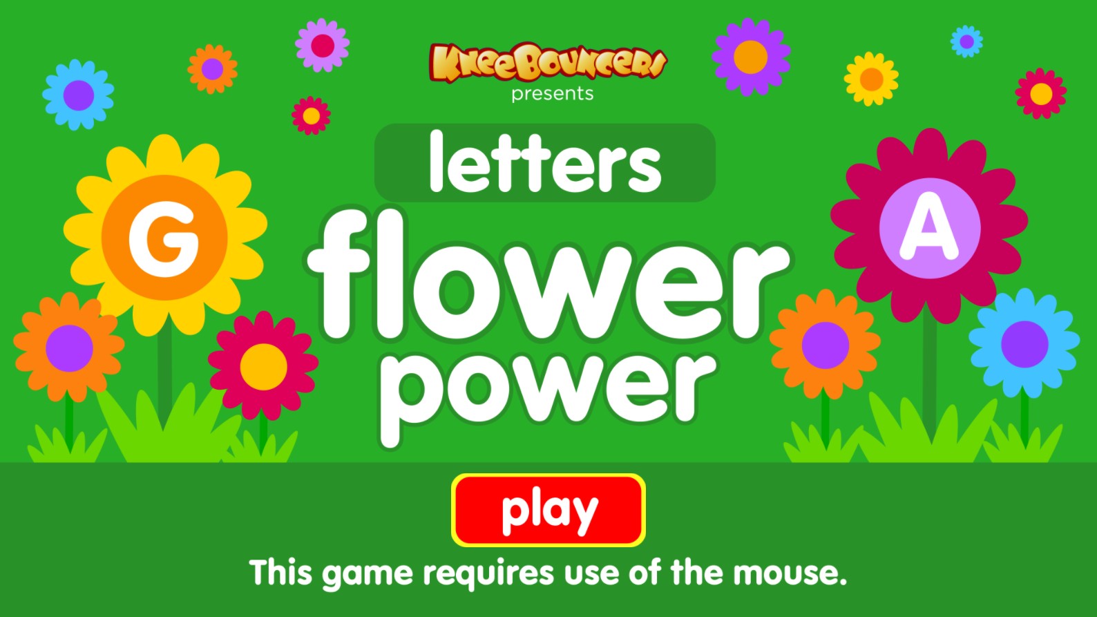 Flower Power Letters KneeBouncers Educational: Legacy of the Champions