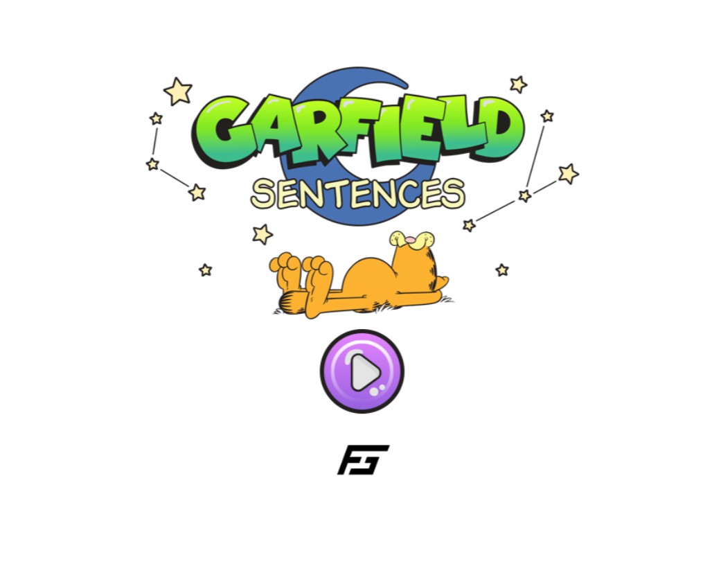 Garfield Sentences: The Master Challenge
