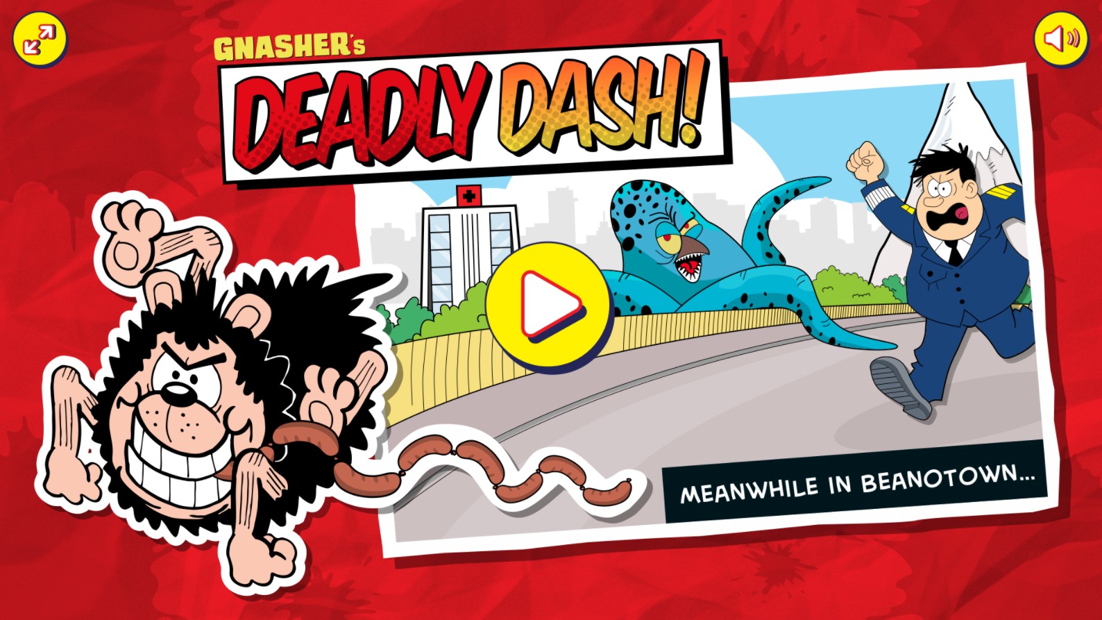 Gnasher's Deadly Dash - Play Beano Cartoon Adventure: The Great Hero Odyssey