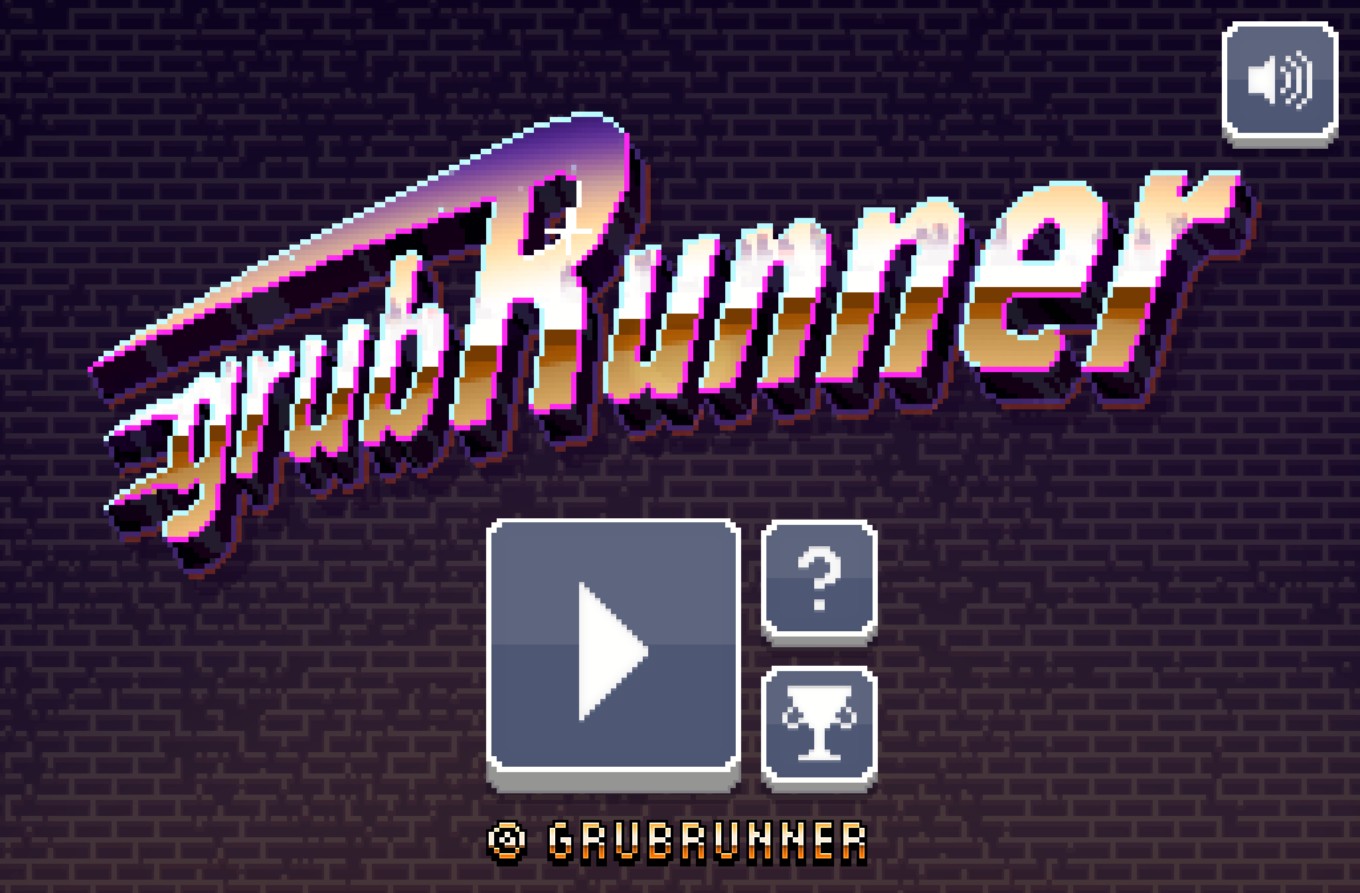 Grub Runner Retro Arcade Food Delivery: Pixel Perfect Edition