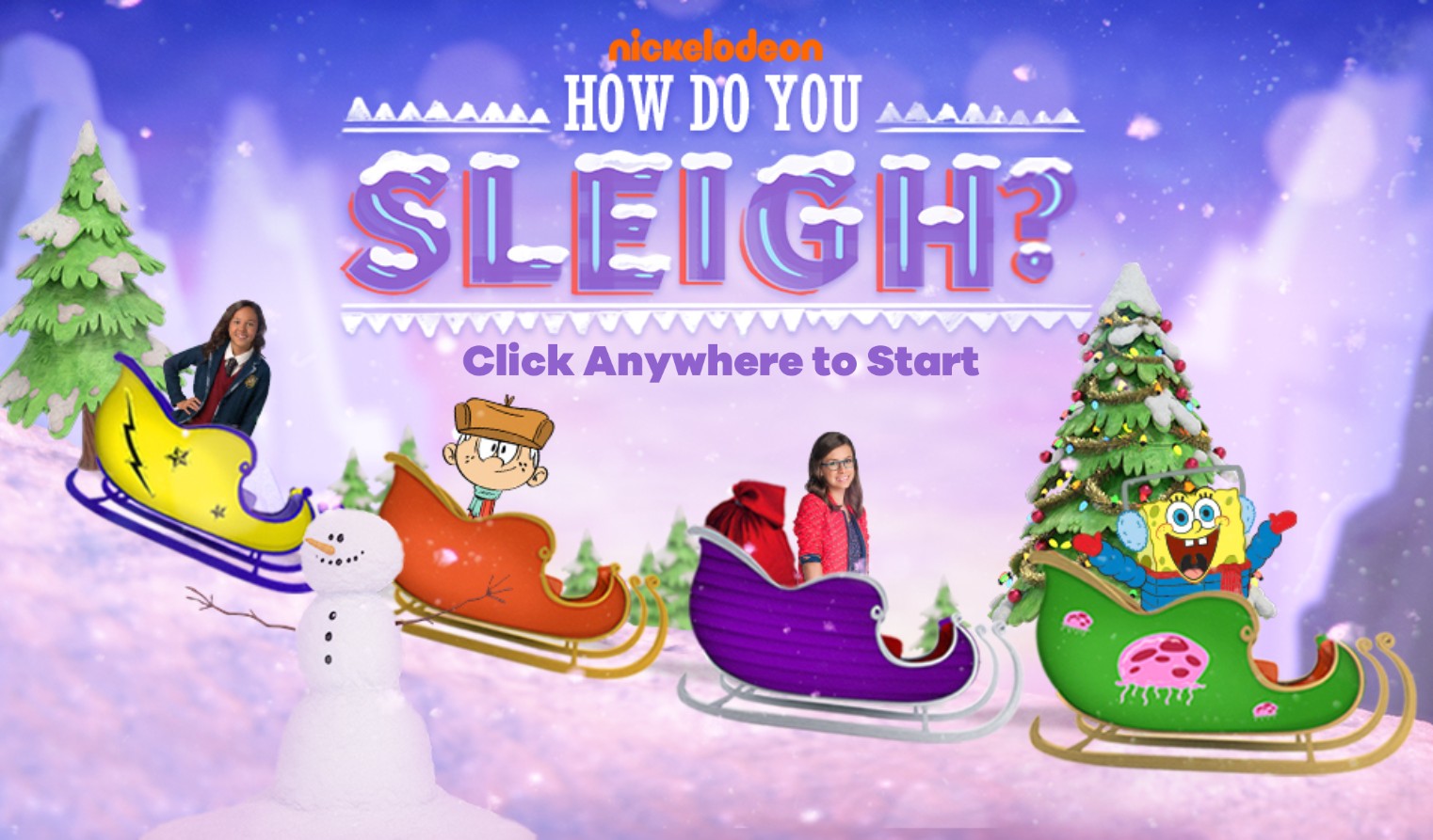 How Do You Sleigh? Nickelodeon Christmas Quiz: Mythic Play Quest