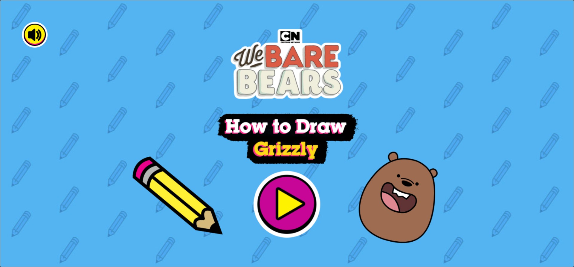 How to Draw Grizzly - We Bare Bears Drawing: Legacy of the Champions