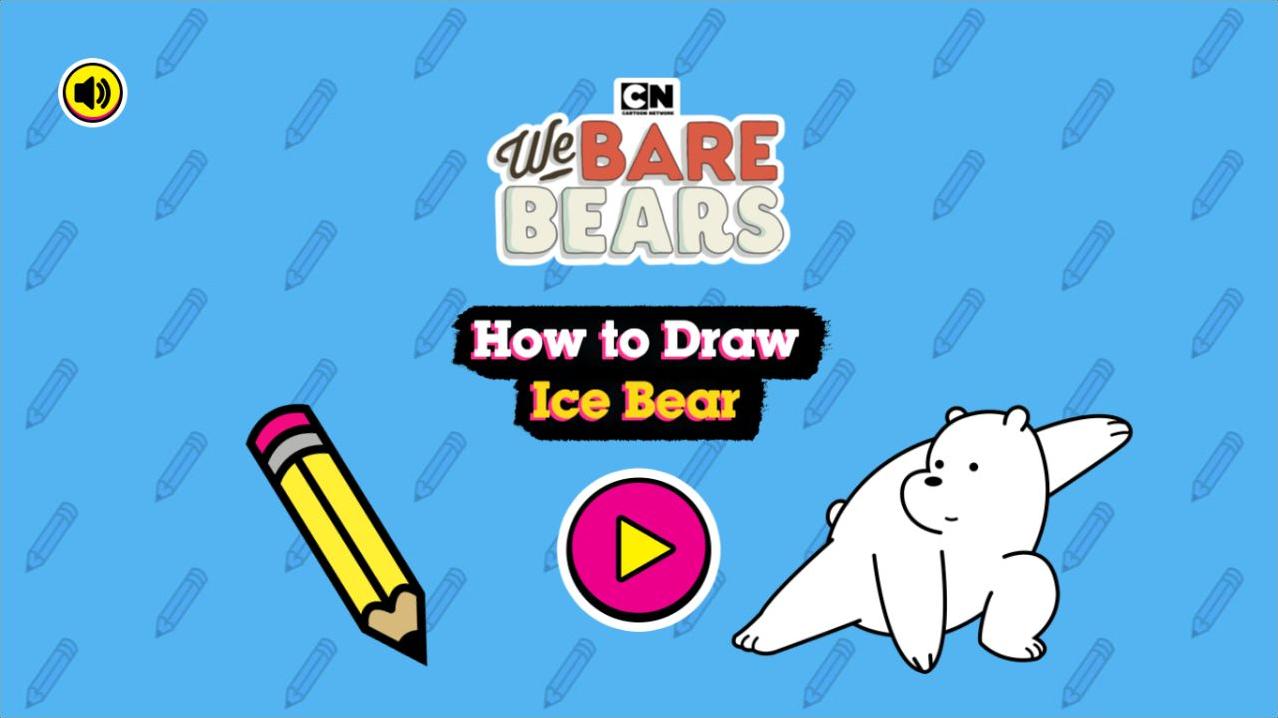 How to Draw Ice Bear - We Bare Bears Drawing: Super Charged Edition