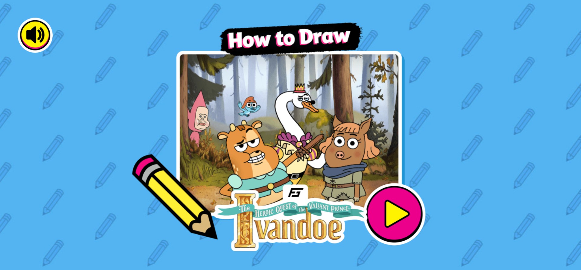 How to Draw Ivandoe - Interactive Cartoon Drawing: Epic Quest Adventure