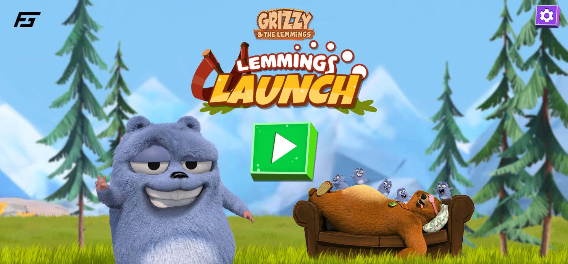 Lemmings Launch - Play Free Grizzy and the Lemmings: The Ultimate Hero Saga