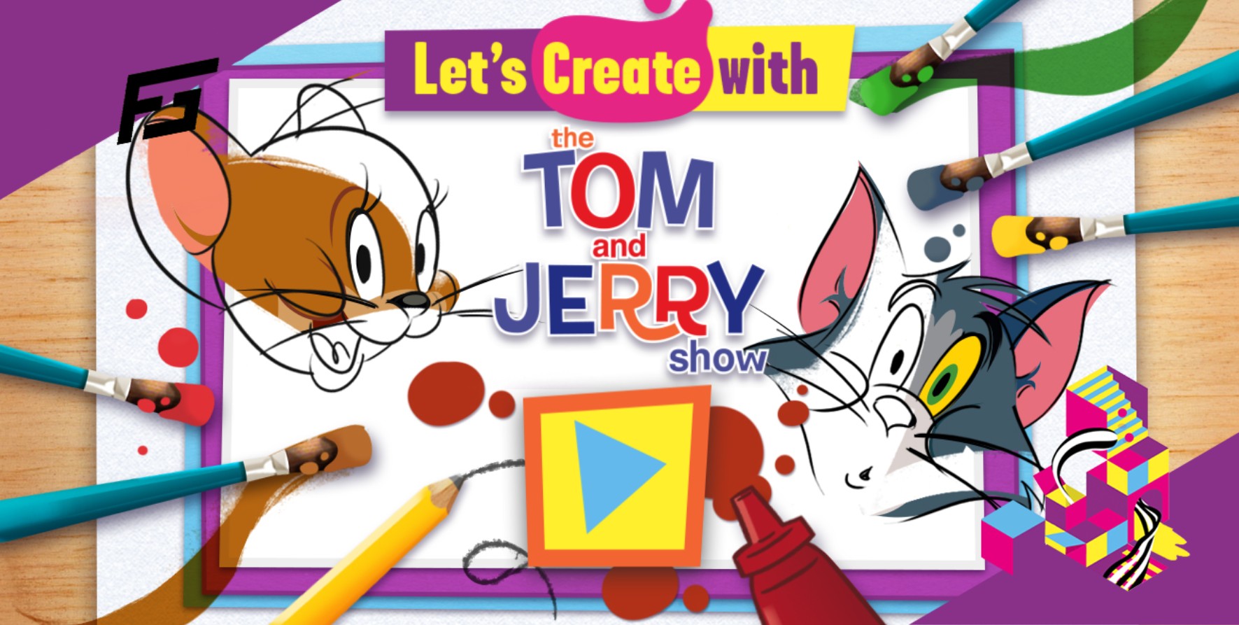 Let's Create with Tom and Jerry - Online Coloring and Art: Mythic Play Quest