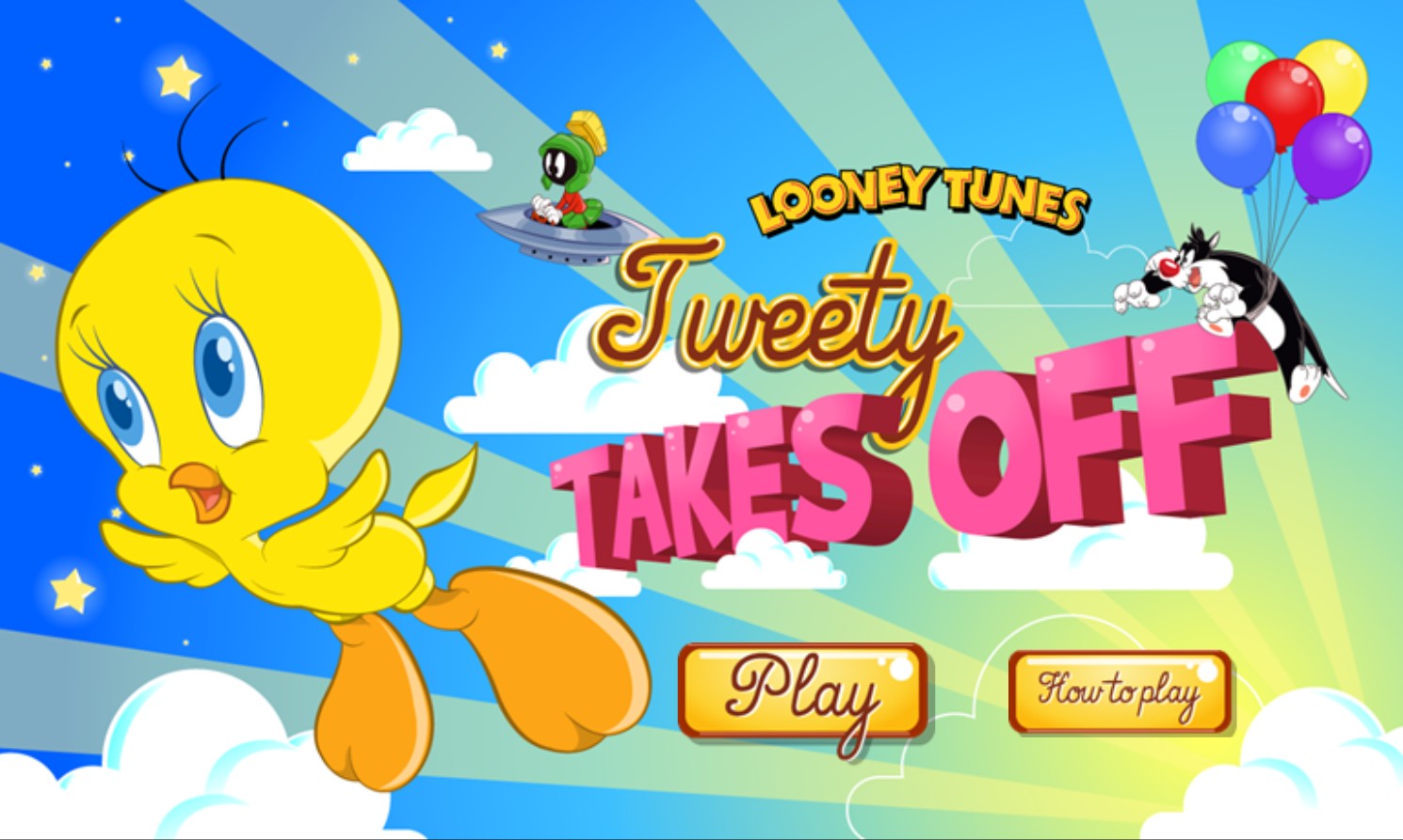 Looney Tunes Tweety Takes Off - Play Online Free: Rising Stars Adventure
