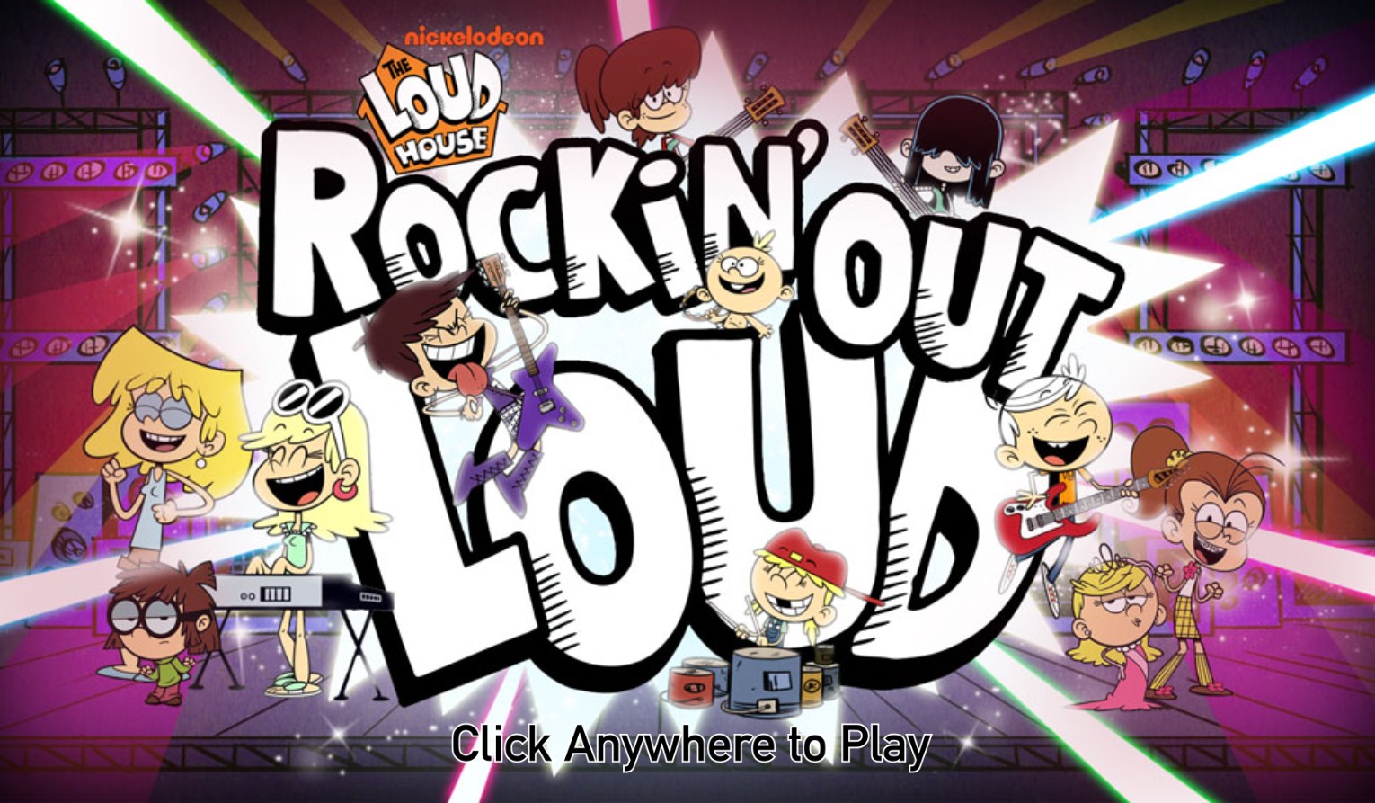 The Loud House Rockin Out Loud - Play Online Music: Epic Quest Adventure