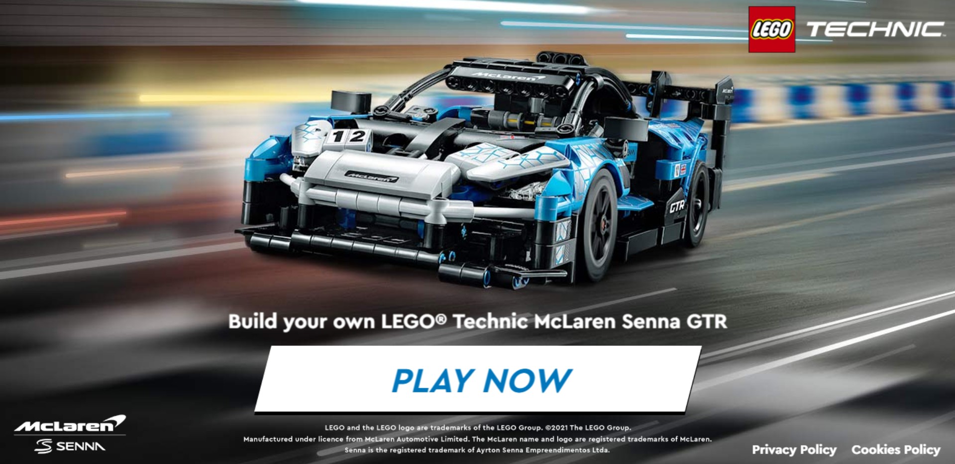 LEGO McLaren Senna GTR Racing Simulator: Ultimate Fun Experience