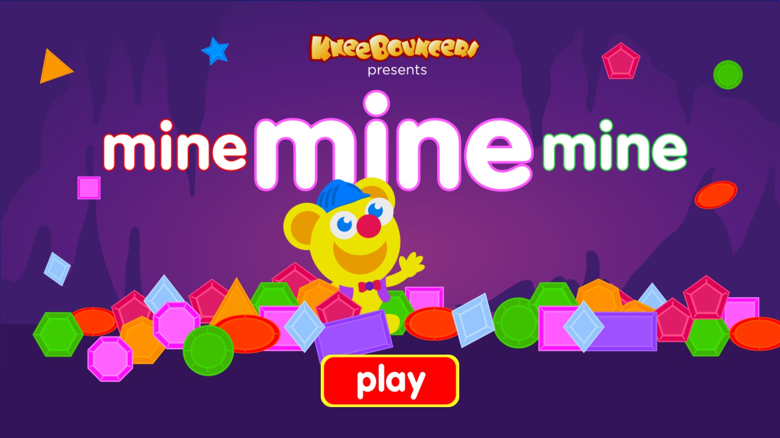 Mine Mine Mine KneeBouncers Kids: Pixel Perfect Edition
