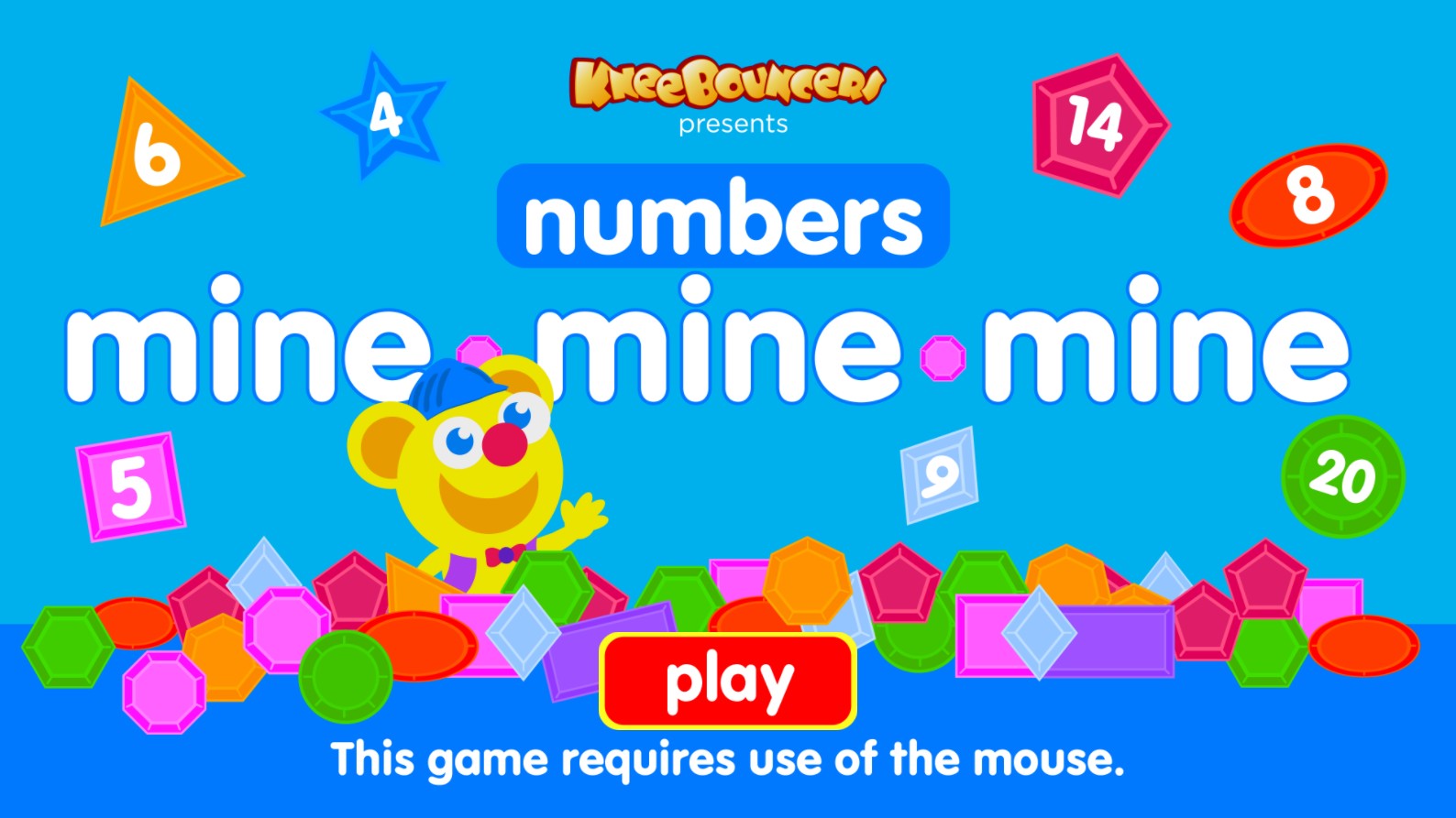 Mine Numbers KneeBouncers Educational: Epic Quest Adventure