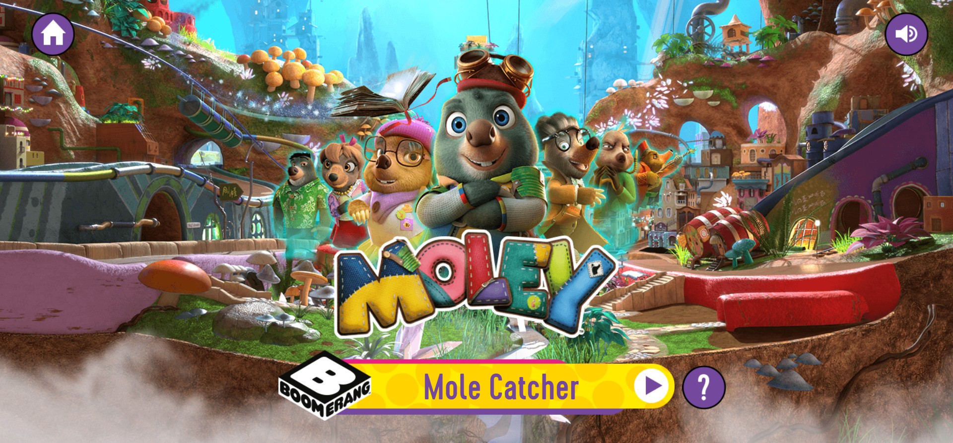 Moley Mole Catcher - Play Fun Online Arcade: Rising Stars Adventure