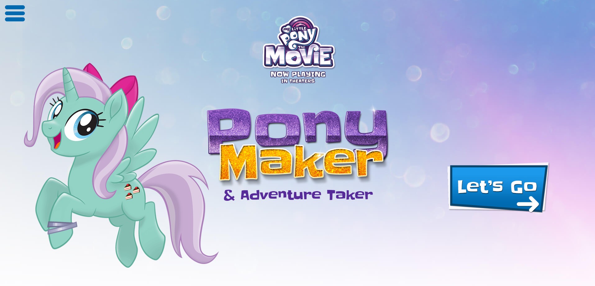 My Little Pony Movie Maker and Adventure Taker: Galactic Fun Edition