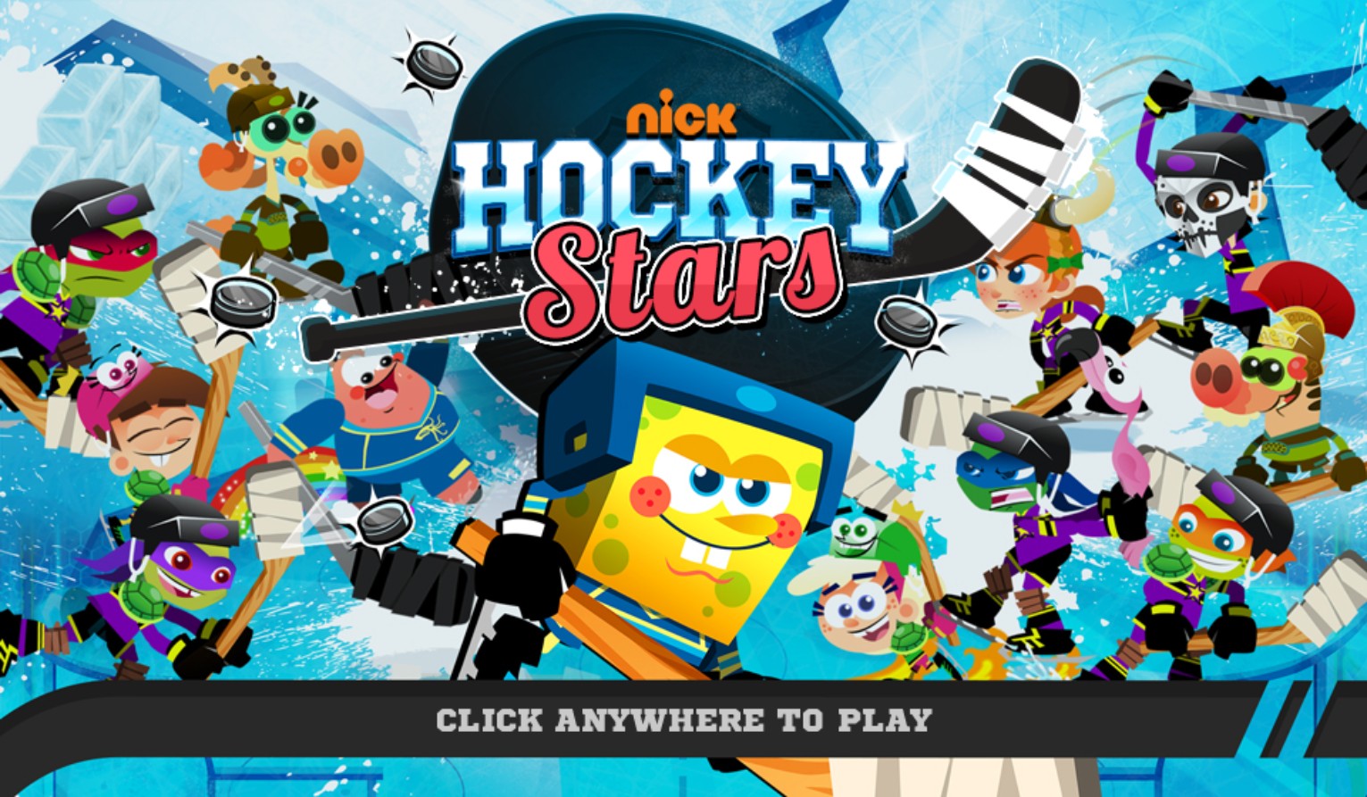 Nick Hockey Stars - Play Online Nickelodeon Ice Hockey: Classic Reborn Edition
