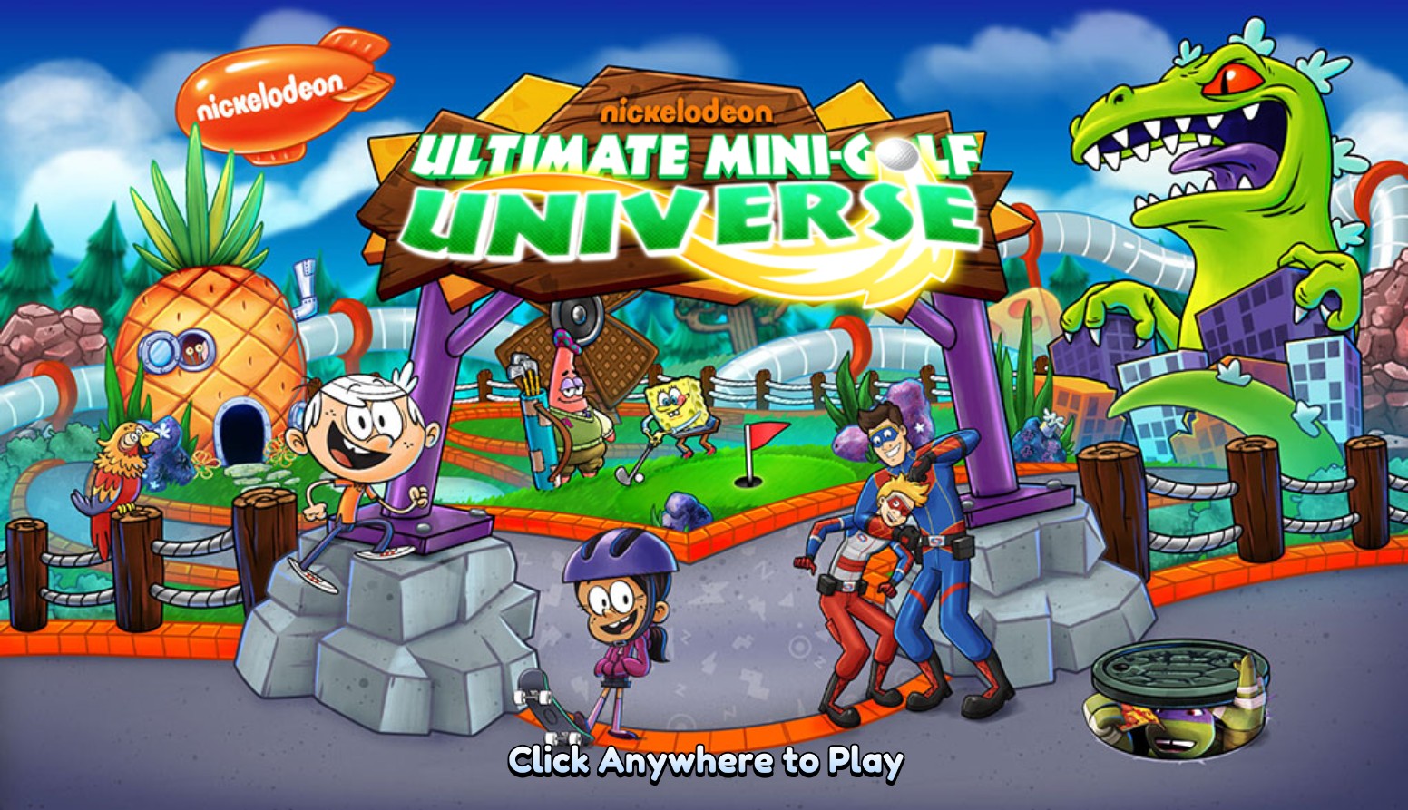 Nick Ultimate Mini-Golf Universe - Play Nickelodeon Sports Games Online: The Master Challenge
