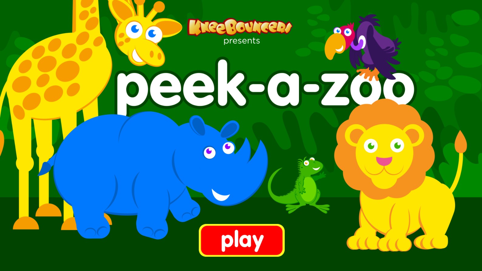 Peek a Zoo KneeBouncers Educational Animal: The Ultimate Hero Saga