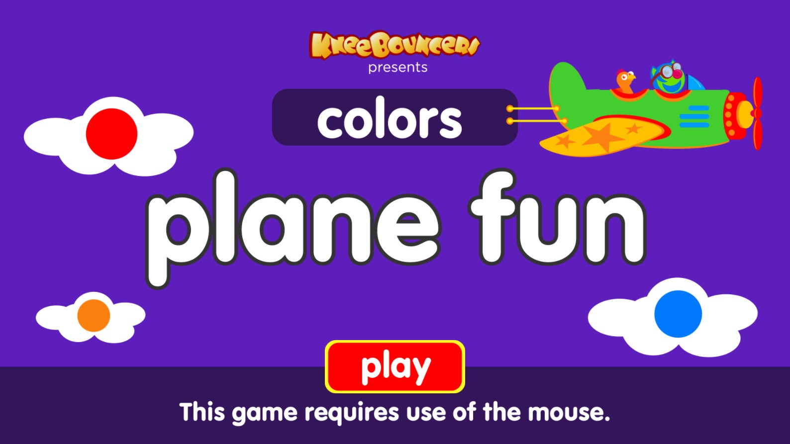 Plane Colors - Educational Flying Game for Kids: The Master Challenge