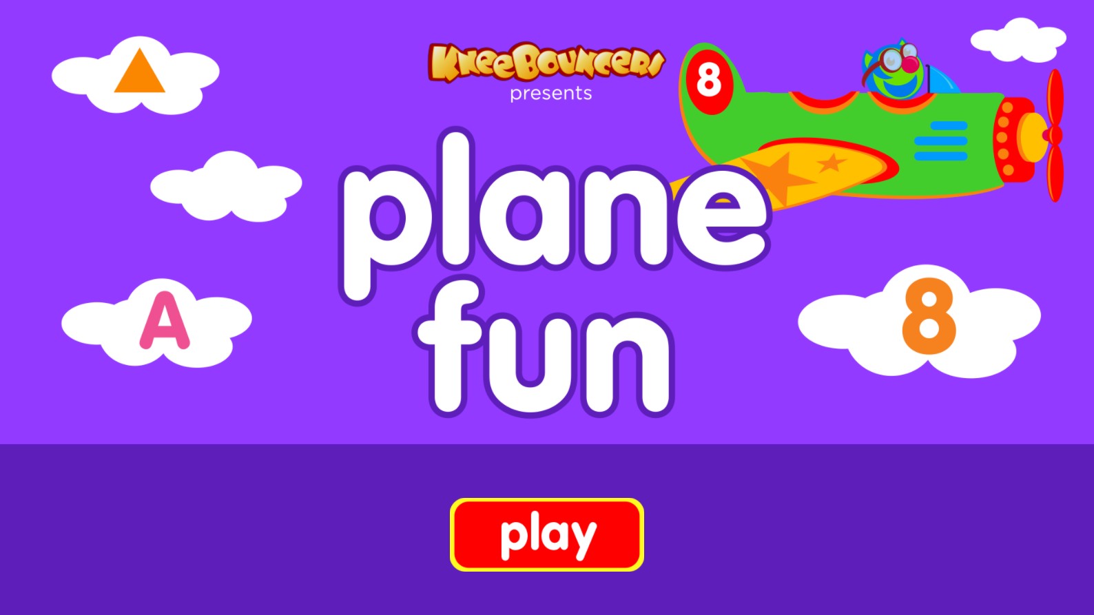 Plane Fun KneeBouncers Number Learning: The Master Challenge