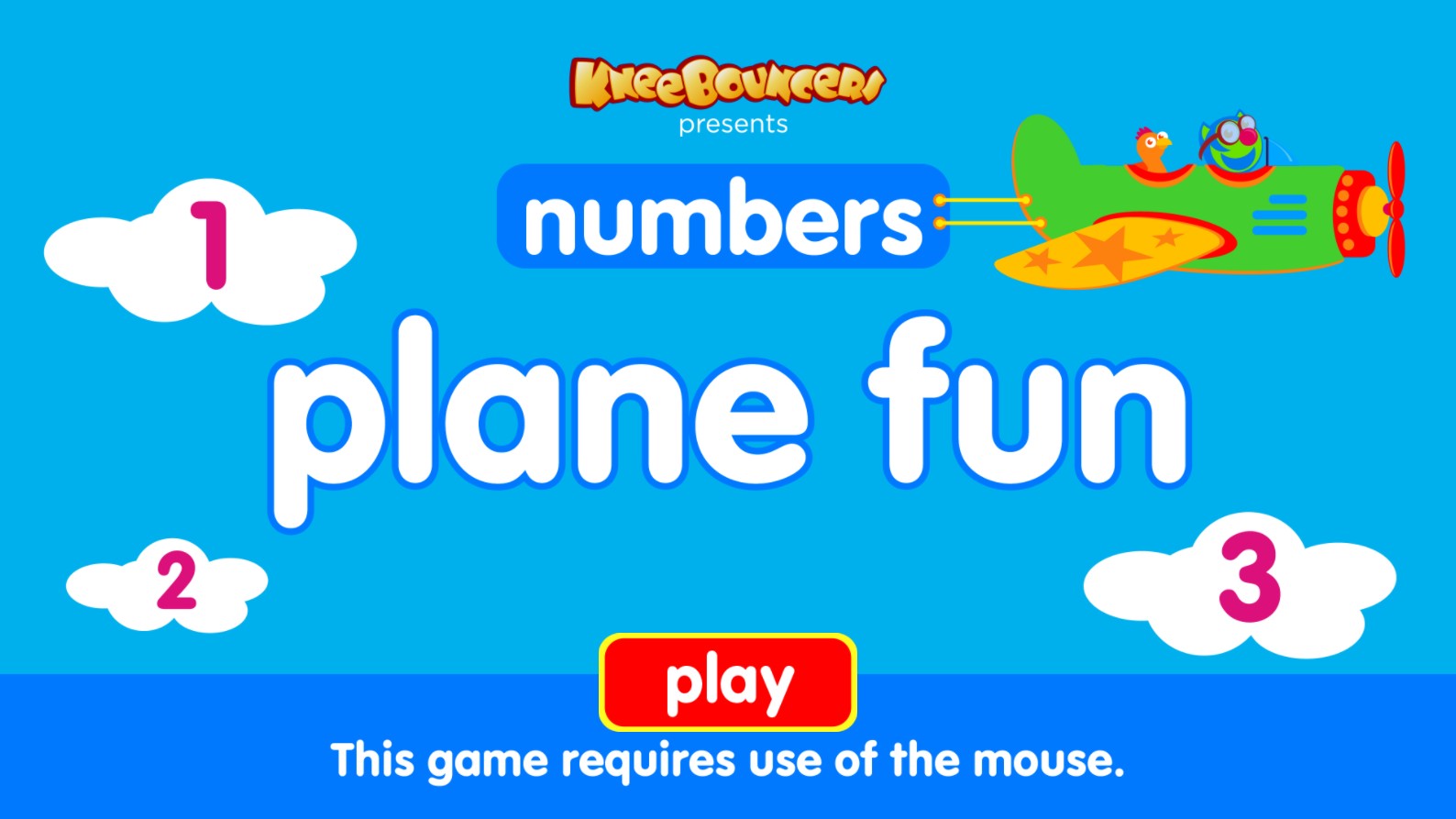 Plane Numbers - Kids Educational Flying: Super Charged Edition