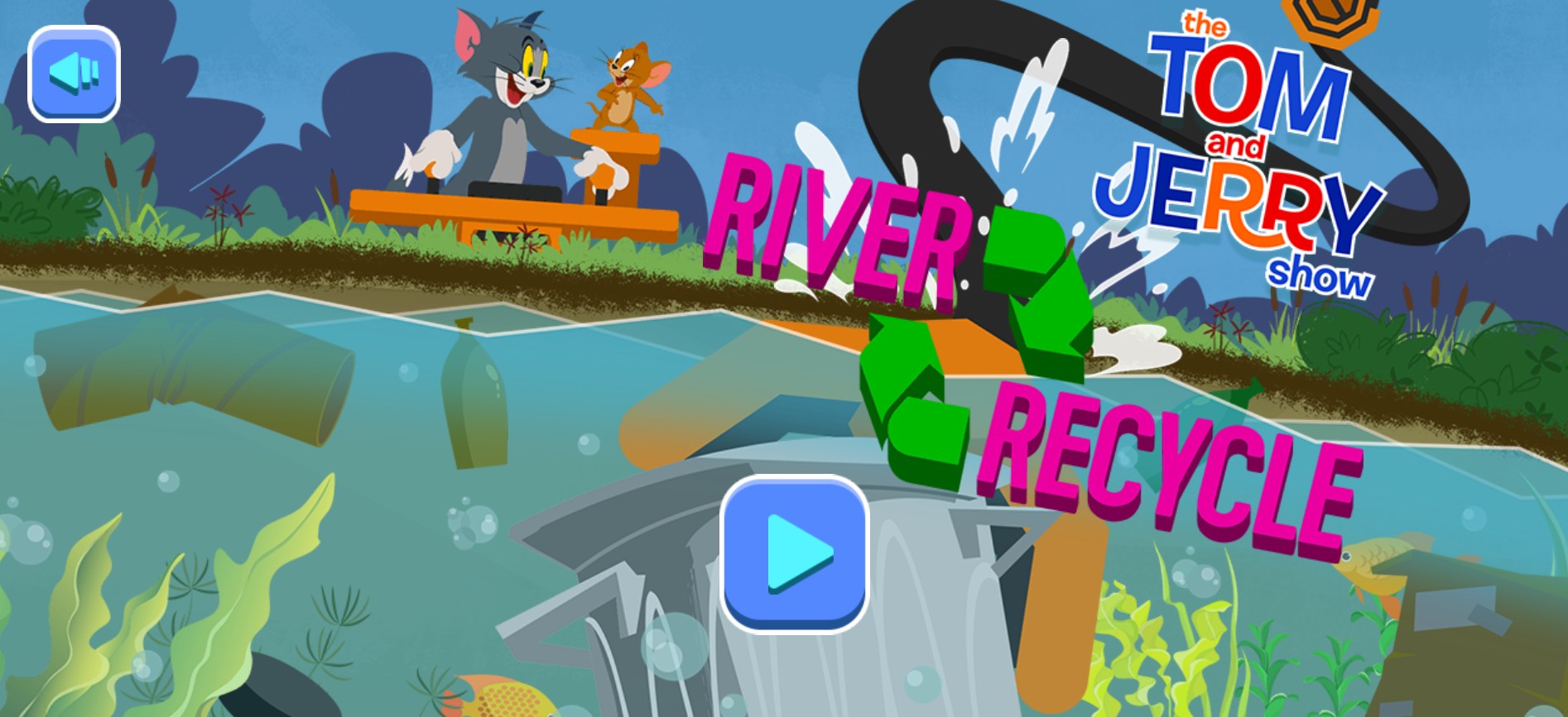 Tom and Jerry River Junk Cleanup Prototype: Rising Stars Adventure