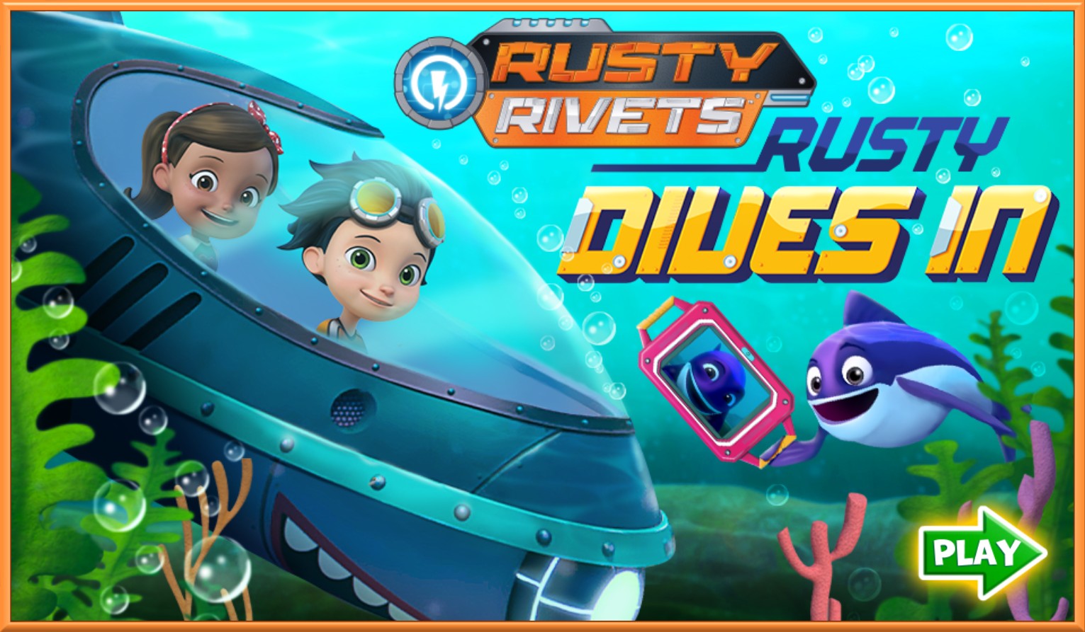 Rusty Rivets Rusty Dives In: Mythic Play Quest
