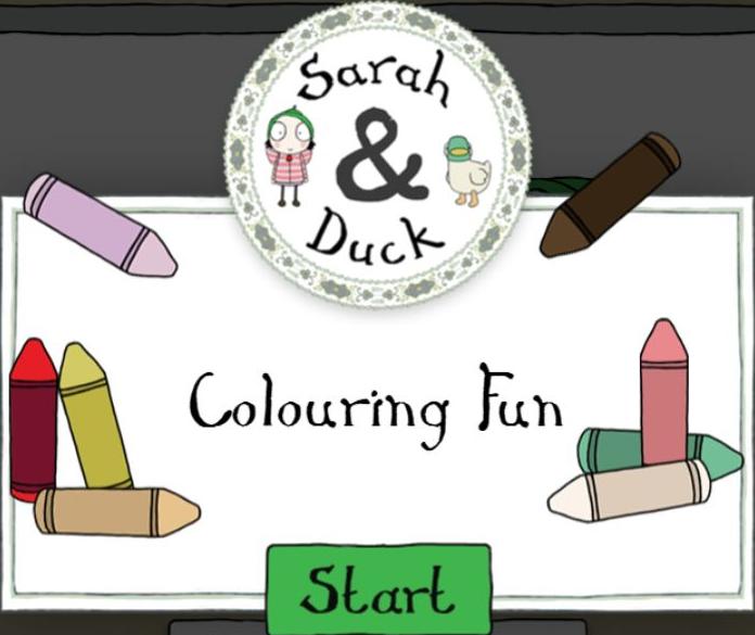 Sarah and Duck Colouring Fun: Legacy of the Champions