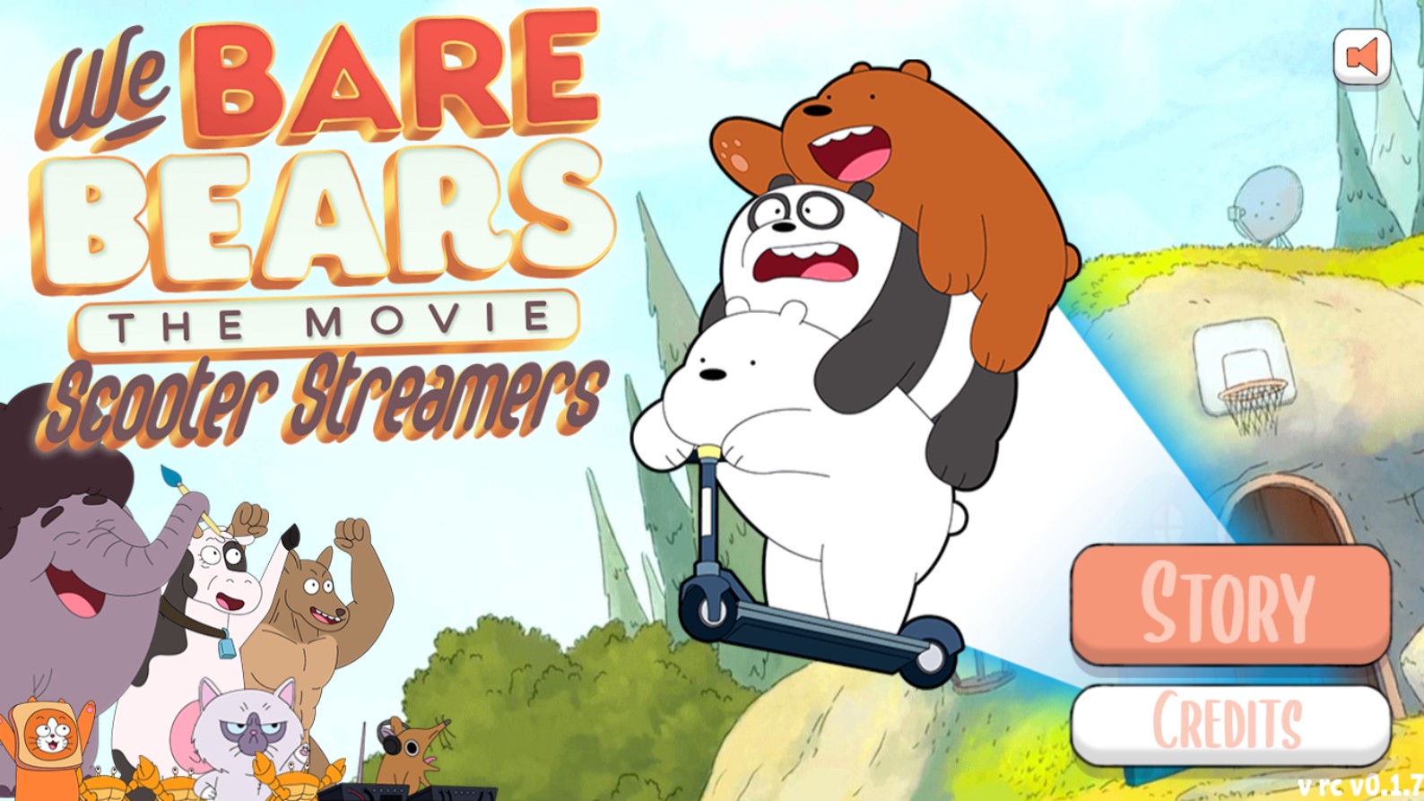 We Bare Bears Scooter Streamers - Free Cartoon Network: The Great Hero Odyssey
