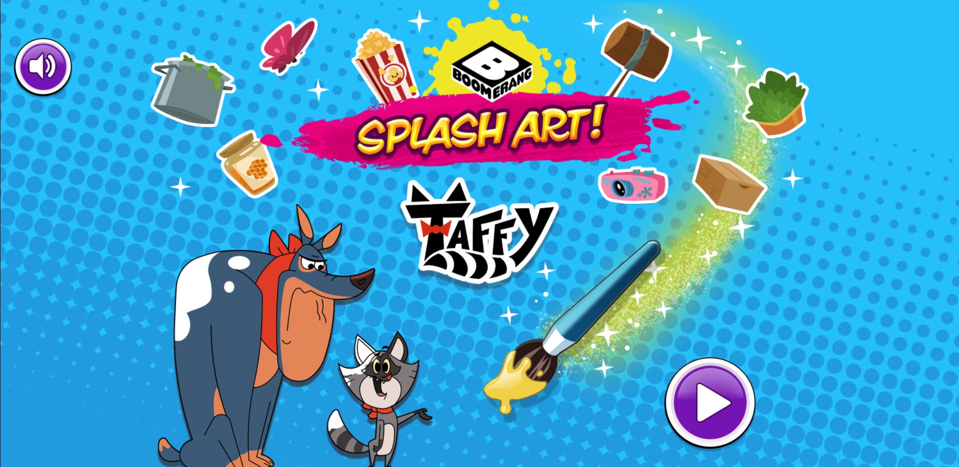 Splash Art Taffy Boomerang: Premium Arcade Edition