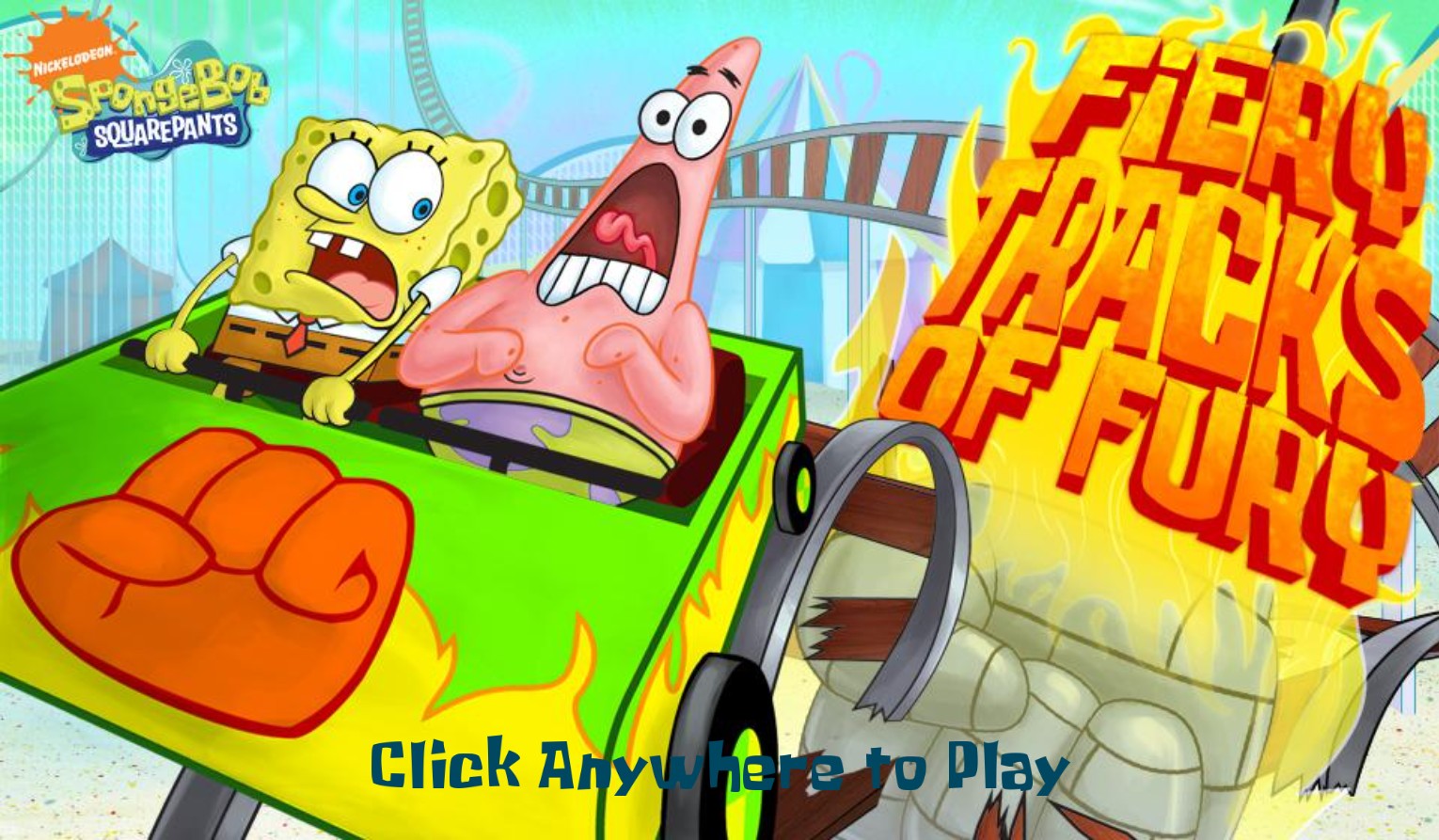 SpongeBob Fiery Tracks of Fury: Ultimate Fun Experience