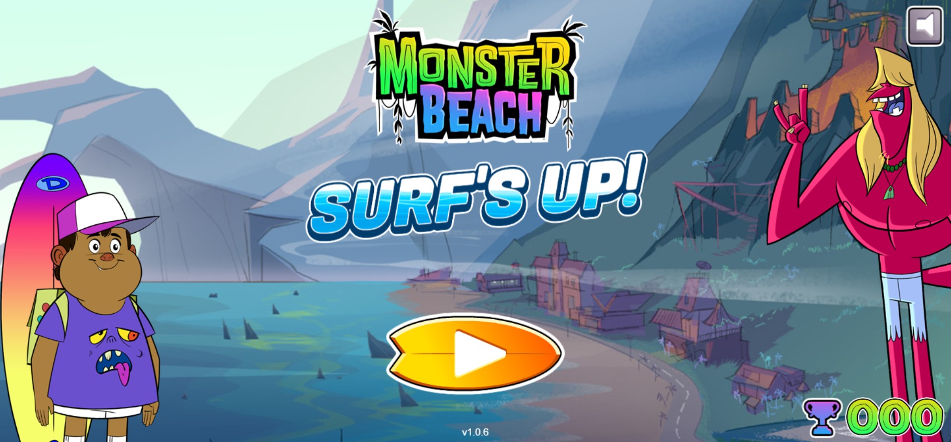 Monster Beach Surf's Up - Cartoon Network: The Secret Saga